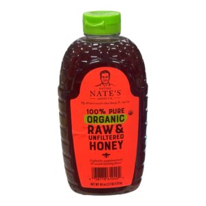 100% Pure Organic Raw & Unfiltered Honey