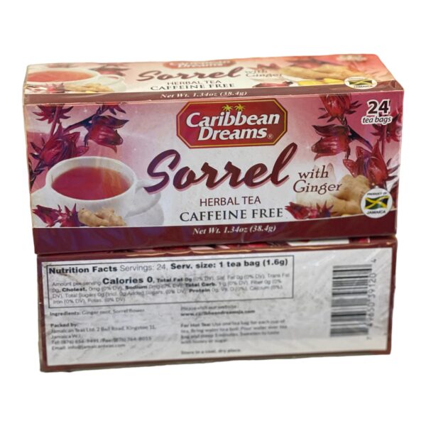 Carribean Dream Jamaican Sorrel & Ginger Herbal Tea 2packs